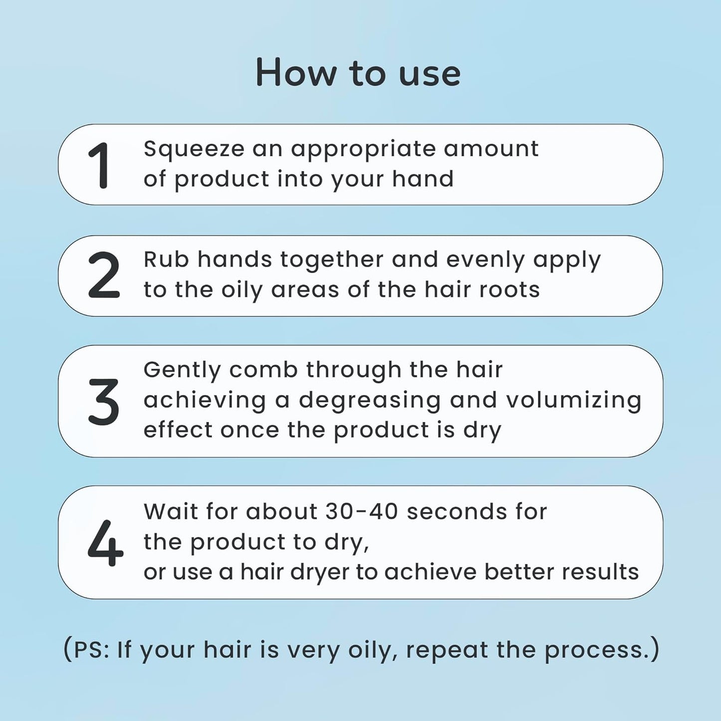 Amaxy Volumizing Dry Shampoo Gel